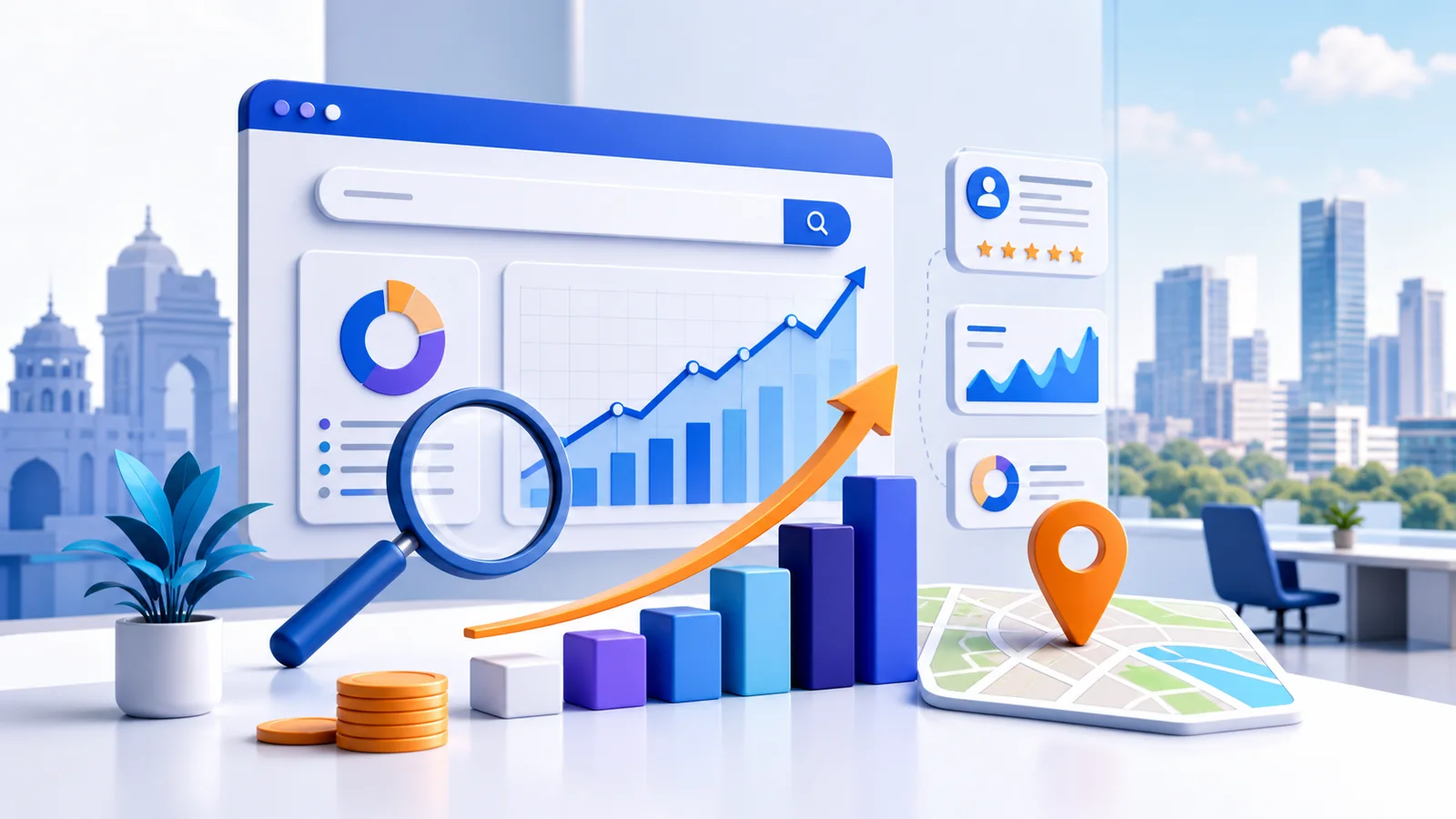 SEO investment and local business growth analytics in Gurgaon