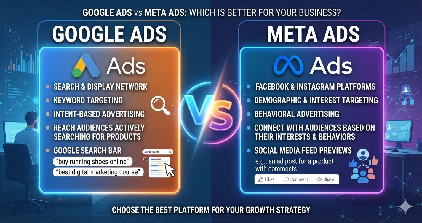 Google Ads vs Meta Ads: Which Is Better for Your Business?