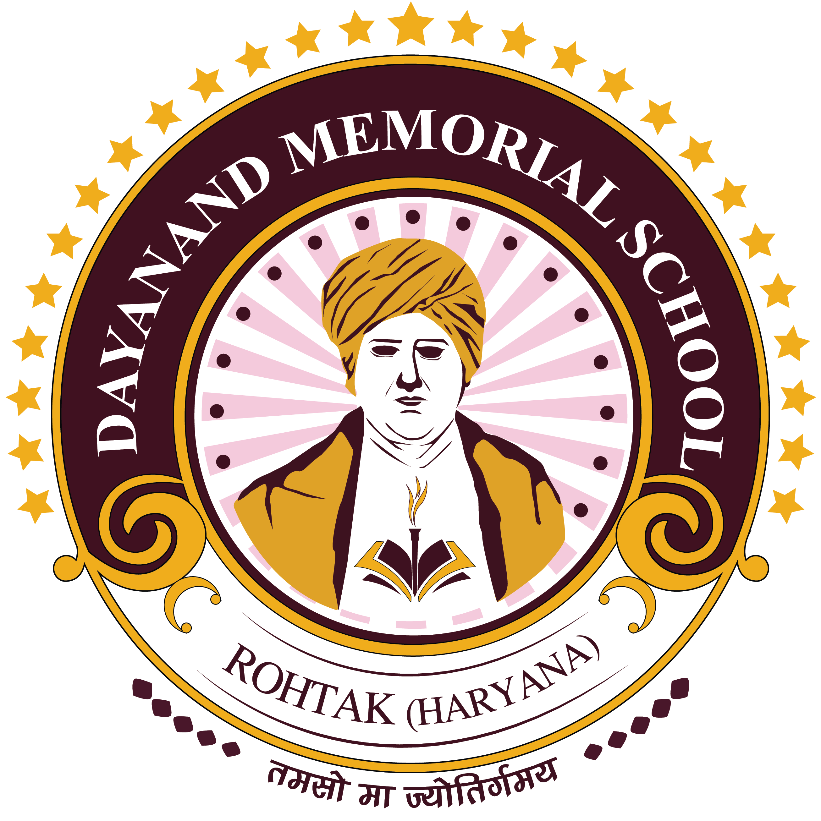 D.M. High School logo